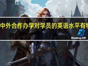 报考中外合作办学对学员的英语水平有特别要求吗