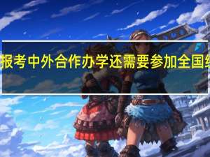 报考中外合作办学还需要参加全国统考吗