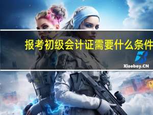报考初级会计证需要什么条件