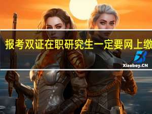 报考双证在职研究生一定要网上缴费吗