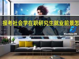 报考社会学在职研究生就业前景怎么样