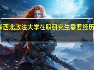 报考西北政法大学在职研究生需要经历哪些步骤