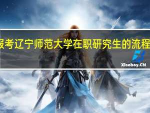 报考辽宁师范大学在职研究生的流程的步骤