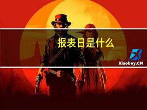 报表日是什么