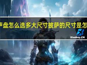 披萨盘怎么选多大尺寸 披萨的尺寸是怎么规定的