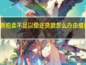 抵押物拍卖不足以偿还贷款怎么办 由借款人来补足