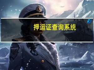 押运证查询系统（押运者）