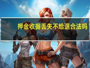押金收据丢失不给退合法吗（押金收据）