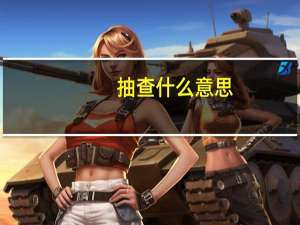 抽查什么意思（抽查）