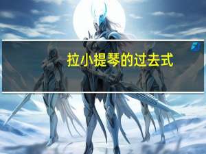 拉小提琴的过去式