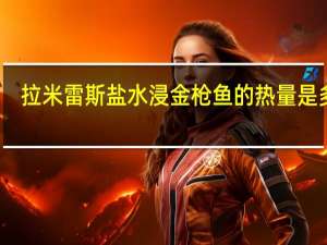 拉米雷斯 盐水浸金枪鱼的热量是多少