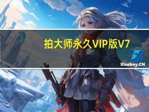 拍大师永久VIP版 V7.0 吾爱破解版（拍大师永久VIP版 V7.0 吾爱破解版功能简介）