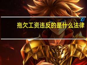 拖欠工资违反的是什么法律