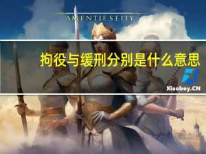 拘役与缓刑分别是什么意思