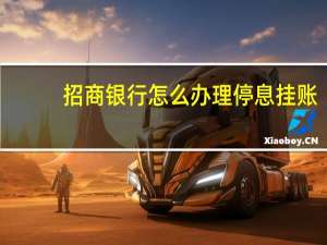 招商银行怎么办理停息挂账（招商银行怎么办透支卡）