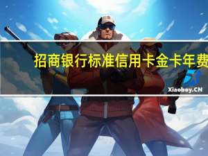 招商银行标准信用卡金卡年费