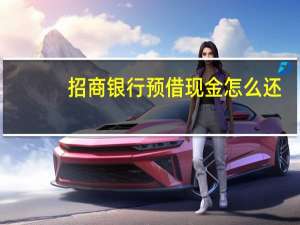 招商银行预借现金怎么还