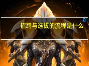 招聘与选拔的流程是什么