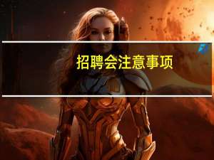 招聘会注意事项