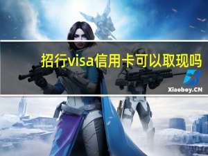 招行visa信用卡可以取现吗