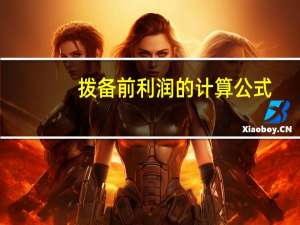 拨备前利润的计算公式（什么是拨备前利润 拨备后利润 两者有何区别）
