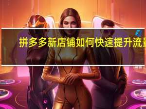 拼多多新店铺如何快速提升流量