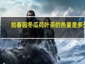 拾春园 冬瓜荷叶茶的热量是多少