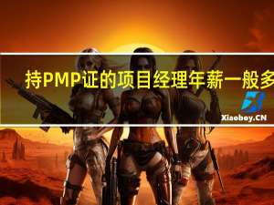 持PMP证的项目经理年薪一般多少，私企