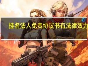 挂名法人免责协议书有法律效力吗