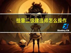 挂靠二级建造师怎么操作