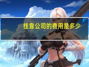 挂靠公司的费用是多少