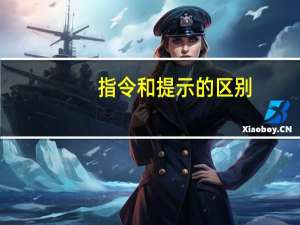 指令和提示的区别