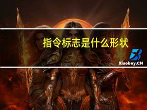 指令标志是什么形状（指令标志）