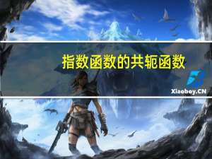 指数函数的共轭函数