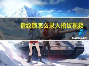 指纹锁怎么录入指纹视频（指纹锁怎么录入指纹）