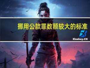 挪用公款罪数额较大的标准