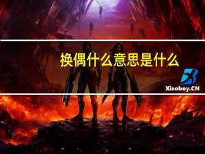 换偶什么意思是什么（春节换偶经历）
