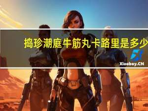 捣珍 潮庭牛筋丸卡路里是多少