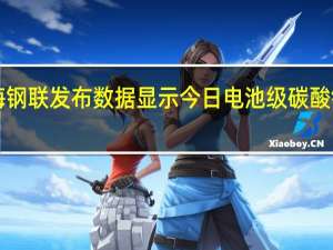 据上海钢联发布数据显示今日电池级碳酸锂跌5500元/吨均价报25.60万元/吨