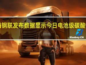据上海钢联发布数据显示今日电池级碳酸锂跌6000元/吨均价报24.55万元/吨