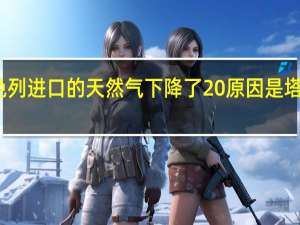 据悉埃及从以色列进口的天然气下降了20原因是塔玛尔天然气项目停工