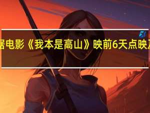 据猫眼专业版数据电影《我本是高山》映前6天点映及预售总票房破1000万