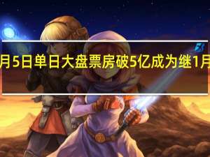 据猫眼专业版数据8月5日22时31分8月5日单日大盘票房破5亿成为继1月29日以后时隔187天单日大盘票房再破5亿