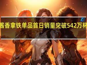 据瑞幸咖啡官方微博酱香拿铁单品首日销量突破542万杯单品首日销售额突破1亿元