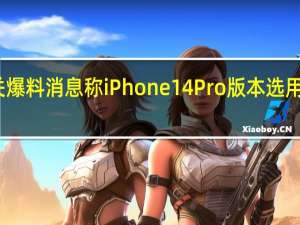 据相关爆料消息称iPhone14Pro版本选用药丸屏设计