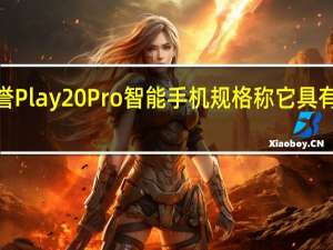 据称荣誉Play20Pro智能手机规格称它具有OLED显示屏