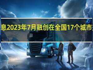 据融创官微消息2023年7月融创在全国17个城市交付23个项目共约1.5万户