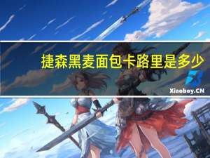 捷森 黑麦面包卡路里是多少