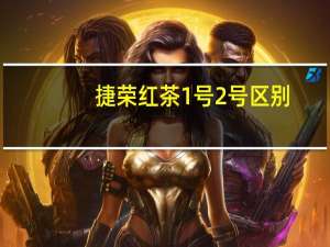 捷荣红茶1号2号区别