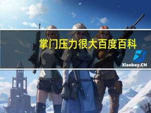 掌门压力很大百度百科（掌门压力很大简介）